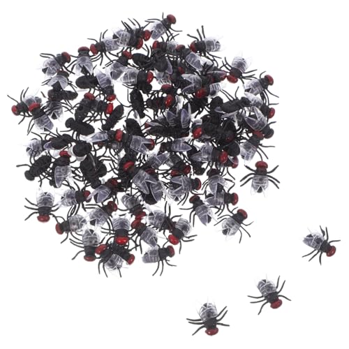 GARIOUANS 100 Halloween Künstliche Fliegen Realistische Plastik Insekten Witzige Requisiten Für Party Und Streich Dekoration GARIOUANS 100 Halloween Künstliche Fliegen Realistische Plastik Insekten Witzige Requisiten Für Party Und Streich Dekoration von GARIOUANS