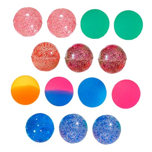 GARIOUANS 100 Stück Bunte Gummibälle für Springbälle Elastische Spielzeuge für Partys und Spielspaß Drinnen und Draußen von GARIOUANS