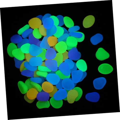 GARIOUANS 100 Stück Leuchtende Kieselsteine Farbiges Fluoreszierende Nachtleuchtende Deko Steine für Garten Aquarium Wasserspiele Langlebige Harz Pebbles Widerstandsfähig und Formbeständig GARIOUANS 100 Stück Leuchtende Kieselsteine Farbiges Fluoreszierende Nachtleuchtende Deko Steine für Garten Aquarium Wasserspiele Langlebige Harz Pebbles Widerstandsfähig und Formbeständig von GARIOUANS
