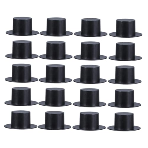 GARIOUANS 100 Stück Mini Clown Hüte Schwarz Plastik Miniatur Deko DIY Bastelmaterial Weihnachtsdeko Zubehör Kreative Handwerksprojekte Geschenkaccessoires GARIOUANS 100 Stück Mini Clown Hüte Schwarz Plastik Miniatur Deko DIY Bastelmaterial Weihnachtsdeko Zubehör Kreative Handwerksprojekte Geschenkaccessoires von GARIOUANS