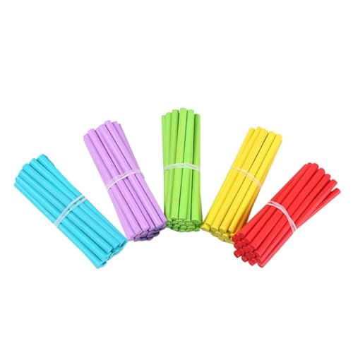 GARIOUANS 100 Stück Teiliges Buntes Zählstäbchen aus Holz Pädagogisches Mathe für Ab Jahren Fördert Rechnen Logisches Denken Farb und Formenerkennung für Vorschule und Kindergarten GARIOUANS 100 Stück Teiliges Buntes Zählstäbchen aus Holz Pädagogisches Mathe für Ab Jahren Fördert Rechnen Logisches Denken Farb und Formenerkennung für Vorschule und Kindergarten von GARIOUANS