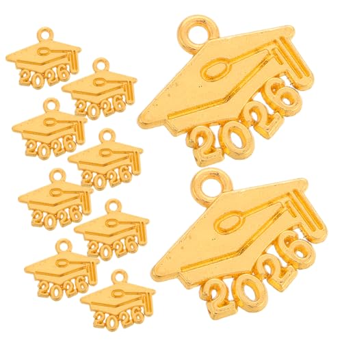 GARIOUANS 100 Stück Teiliges Metalllegierung Abschlusskappen Anhänger Abschluss Schmuck DIY Schlüsselanhänger Bastelzubehör für Abschlussfeier Party Dekoration GARIOUANS 100 Stück Teiliges Metalllegierung Abschlusskappen Anhänger Abschluss Schmuck DIY Schlüsselanhänger Bastelzubehör für Abschlussfeier Party Dekoration von GARIOUANS