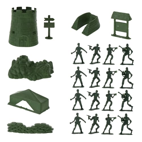 GARIOUANS 100 Stück Teiliges Militärfiguren Spielset Kunststoff Soldaten Modellspielzeug für Armee Spielzeugset in Tarngrün Fördert Zusammenarbeit und Konzentration Beim Rollenspiel GARIOUANS 100 Stück Teiliges Militärfiguren Spielset Kunststoff Soldaten Modellspielzeug für Armee Spielzeugset in Tarngrün Fördert Zusammenarbeit und Konzentration Beim Rollenspiel von GARIOUANS