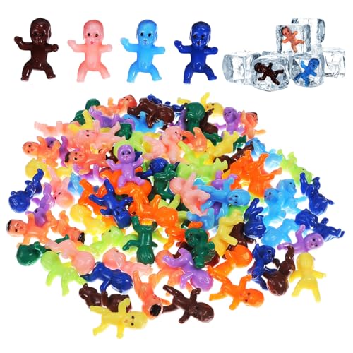 GARIOUANS 100 Stück Teiliges Mini Figuren aus Kunststoff Vielseitige Dekoration für Babypartys Kuchenverzierung und Lustige Spieltricks Bunte Mix Farben Posiert als GARIOUANS 100 Stück Teiliges Mini Figuren aus Kunststoff Vielseitige Dekoration für Babypartys Kuchenverzierung und Lustige Spieltricks Bunte Mix Farben Posiert als von GARIOUANS