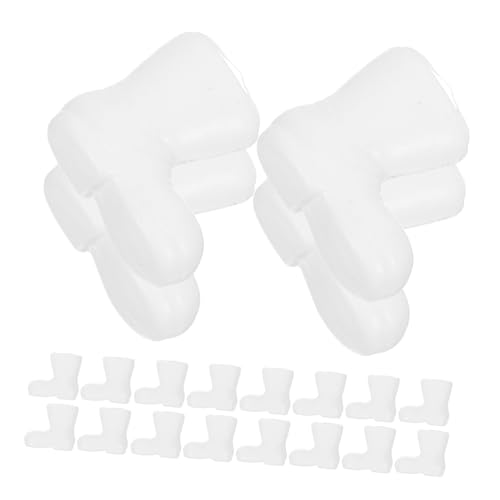 GARIOUANS 100 Stück Teiliges Mini Weihnachtsstiefel Weiß Miniatur Santa Claus Schuhe für Puppenhaus Deko DIY Bastelornamente Festliche Tischdekoration und Weihnachtsdeko Zubehör GARIOUANS 100 Stück Teiliges Mini Weihnachtsstiefel Weiß Miniatur Santa Claus Schuhe für Puppenhaus Deko DIY Bastelornamente Festliche Tischdekoration und Weihnachtsdeko Zubehör von GARIOUANS