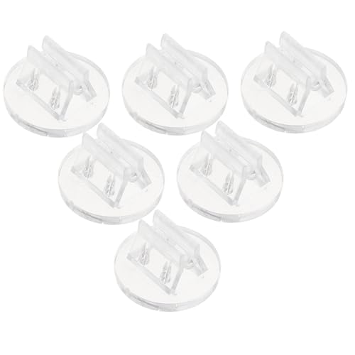 GARIOUANS 100 Stück Teiliges Transparente Kunststoff Kartenständer für Spielkarten und Kartenspiele Stabile Kartenhalter für Brettspielstücke und Kartendisplay Praktische Aufsteller für von GARIOUANS