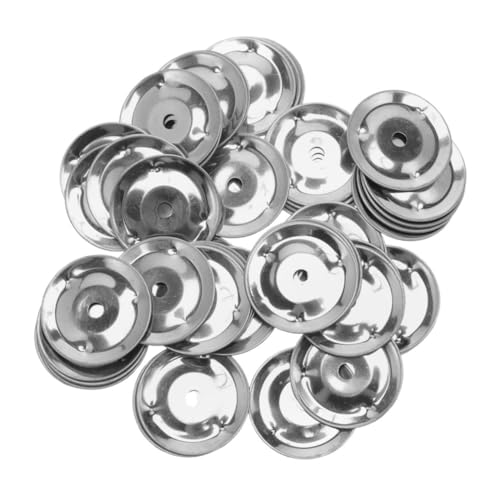 GARIOUANS 100 Stück Trommel Becken Ringe aus Durchmesser Innenloch Zubehör für Schlagzeug Tamburin mit Jingle Bell Robust Langlebig Einfache Montage von GARIOUANS