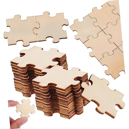 GARIOUANS 100Stücke Leere Holzpuzzleteile zum Bemalen Unvollendete Puzzles für DIY Kunstprojekte und Handwerk für Schule Kindergarten und Kreativaktivitäten GARIOUANS 100Stücke Leere Holzpuzzleteile zum Bemalen Unvollendete Puzzles für DIY Kunstprojekte und Handwerk für Schule Kindergarten und Kreativaktivitäten von GARIOUANS