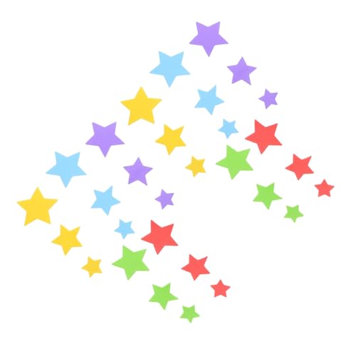 GARIOUANS 10Er Pack Patch Sterne Für Bastelprojekte Sterndekorationen Sternaufkleber Zum Basteln Sternaufkleber Für Selbstklebende Aufkleber Selbstklebende Stern Patches von GARIOUANS