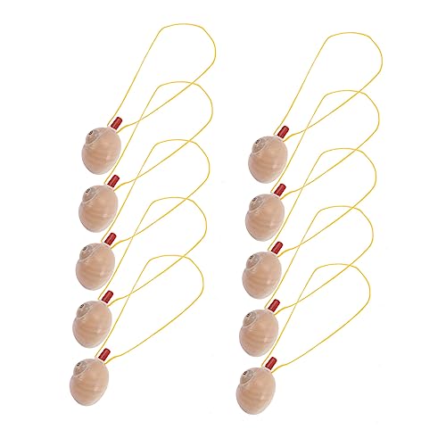 GARIOUANS 10stücke Teiliges Kunststoff-muschel-form-pfeifen-spielzeug Lärm- Für Junge Mädchen Party Favors Geschenke von GARIOUANS