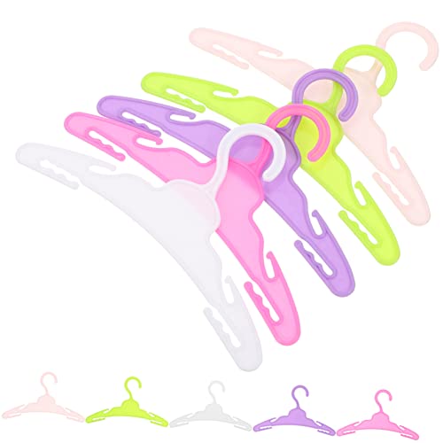 GARIOUANS 10Stücke Puppen Kleiderbügel aus Robustem Material Mini Puppenkleiderbügel für Puppen zur Aufbewahrung und Dekoration von Puppenkleidung GARIOUANS 10Stücke Puppen Kleiderbügel aus Robustem Material Mini Puppenkleiderbügel für Puppen zur Aufbewahrung und Dekoration von Puppenkleidung von GARIOUANS
