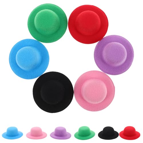 GARIOUANS 12 Bunte Mini Zylinderhüte Winzige Formelle Hüte Plüsch Miniatur Dekorationen Für Geburtstage Feiertage Partys Zum Selbermachen Basteln Puppenzubehör GARIOUANS 12 Bunte Mini Zylinderhüte Winzige Formelle Hüte Plüsch Miniatur Dekorationen Für Geburtstage Feiertage Partys Zum Selbermachen Basteln Puppenzubehör von GARIOUANS
