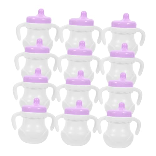 GARIOUANS 12 Stück Babyflaschenspielzeug Milchflaschenspielzeug Mini-Saftflaschen kleine Spielzeuge für Mädchen Miniaturhauszubehör Miniatur -Food -Getränke -Flaschenspielzeug Plastik GARIOUANS 12 Stück Babyflaschenspielzeug Milchflaschenspielzeug Mini-Saftflaschen kleine Spielzeuge für Mädchen Miniaturhauszubehör Miniatur -Food -Getränke -Flaschenspielzeug Plastik von GARIOUANS