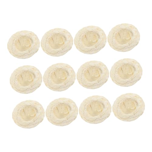 GARIOUANS 12 Stück Hüte für Puppen Handgefertigte Strohhüte Dekorative Mützen für DIY Bastelprojekte Puppenzubehör und Kreative Gestaltung von Mini Dolls GARIOUANS 12 Stück Hüte für Puppen Handgefertigte Strohhüte Dekorative Mützen für DIY Bastelprojekte Puppenzubehör und Kreative Gestaltung von Mini Dolls von GARIOUANS
