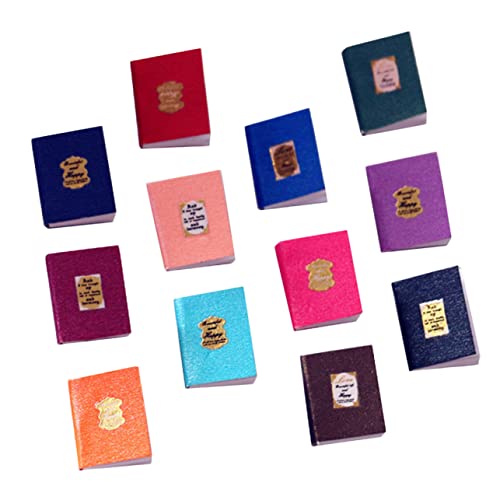 GARIOUANS 12 Stück Klassisches farbiges Buch Zeitschrift bastelt Miniatur-Bücherdekorationen für kinderspielzeug Mini-Notizbücher Ornament Mini-Möbelverzierung Papier GARIOUANS 12 Stück Klassisches farbiges Buch Zeitschrift bastelt Miniatur-Bücherdekorationen für kinderspielzeug Mini-Notizbücher Ornament Mini-Möbelverzierung Papier von GARIOUANS