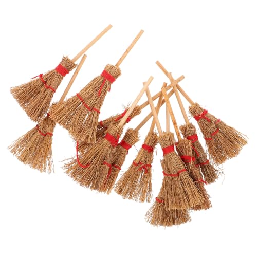GARIOUANS 12 Stück Mini Besen Hexen Puppenhausbesen Puppenhauszubehör Requisiten Miniatur Künstliche Puppenhausmöbel Mini Möbel Halloween Zubehör GARIOUANS 12 Stück Mini Besen Hexen Puppenhausbesen Puppenhauszubehör Requisiten Miniatur Künstliche Puppenhausmöbel Mini Möbel Halloween Zubehör von GARIOUANS