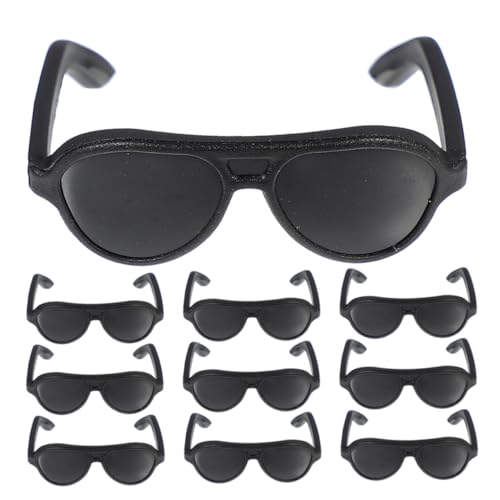 GARIOUANS 12 Stück Mini -Sonnenbrille Babypuppenzubehör kleine Puppen Mädchen Sonnenbrillen basteln Puppenbrillen gläser Requisiten für Kinderbrillen Minipuppenbrille Schwarz GARIOUANS 12 Stück Mini -Sonnenbrille Babypuppenzubehör kleine Puppen Mädchen Sonnenbrillen basteln Puppenbrillen gläser Requisiten für Kinderbrillen Minipuppenbrille Schwarz von GARIOUANS