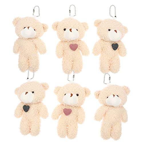 GARIOUANS 12 Stück Plüsch Schlüsselanhänger Tierchen Taschenanhänger Dekoration für Valentinstag Geburtstagsgeschenke Diy Bastelprojekte und Mehr von GARIOUANS
