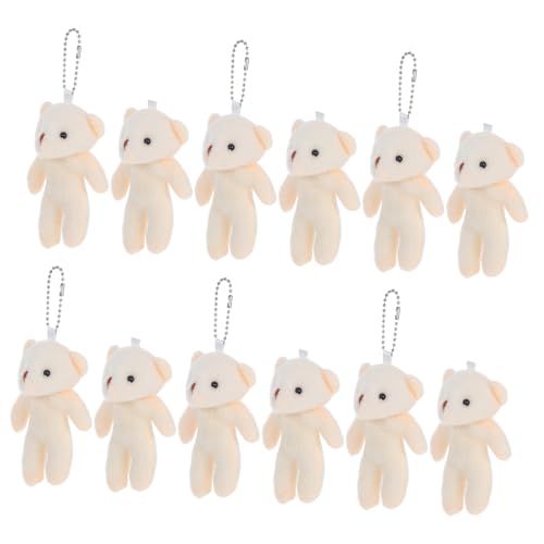 GARIOUANS 12 Stück Plüsch-minibär: Mini-schlüsselanhänger Mit Plüschbär-anhänger – Süßes Plüschtier-spielzeug Für Selbstgemachten Schlüsselanhänger, Taschenanhänger, Partygeschenke, GARIOUANS 12 Stück Plüsch-minibär: Mini-schlüsselanhänger Mit Plüschbär-anhänger – Süßes Plüschtier-spielzeug Für Selbstgemachten Schlüsselanhänger, Taschenanhänger, Partygeschenke, von GARIOUANS