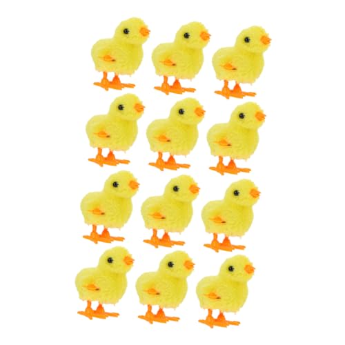 GARIOUANS 12 Stück Teiliges Aufziehspielzeug Lustige Simulation Küken Spielzeuge für Partydekoration und Eltern Junge Mädchen Interaktion Gelb Wind Up Toys GARIOUANS 12 Stück Teiliges Aufziehspielzeug Lustige Simulation Küken Spielzeuge für Partydekoration und Eltern Junge Mädchen Interaktion Gelb Wind Up Toys von GARIOUANS