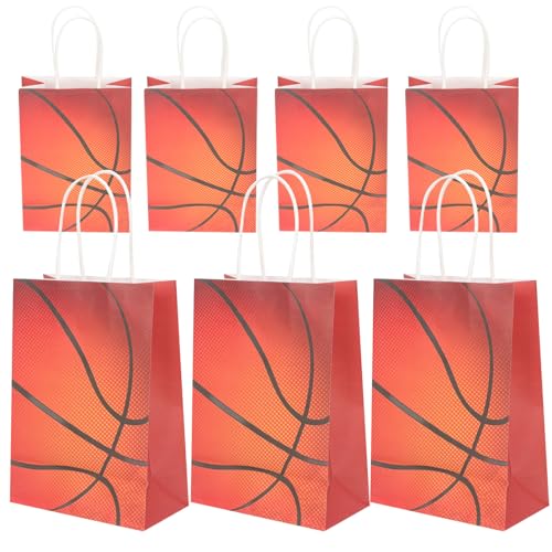GARIOUANS 12 Stück Teiliges Kraftpapier Geschenktüten mit Basketball Motiv Süßigkeitenbeutel und Mitgebsel tüten für Basketball Partys als Geschenk Aufbewahrungsbeutel für Snacks Kleine GARIOUANS 12 Stück Teiliges Kraftpapier Geschenktüten mit Basketball Motiv Süßigkeitenbeutel und Mitgebsel tüten für Basketball Partys als Geschenk Aufbewahrungsbeutel für Snacks Kleine von GARIOUANS
