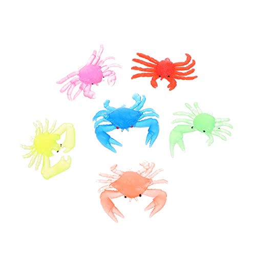 GARIOUANS 12 Stück Teiliges Lebensechte Krabbenmodelle Kognitive Spielzeuge für Lernspielzeug Farberkennung und Kreativität für Aquarien und Strandaktivitäten von GARIOUANS