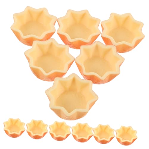 GARIOUANS 12 Stück Teiliges Mini Kuchen Modell Realistische Künstliche Cupcake Förmchen für Puppenhaus Dekoration DIY Bastelset für Familie Backspaß und Lernspielzeug von GARIOUANS
