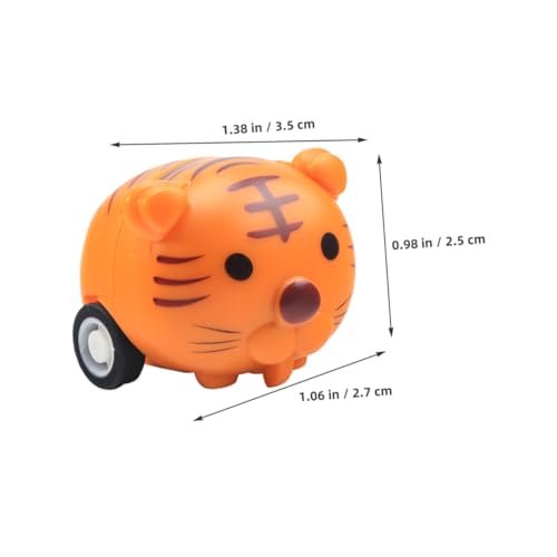 GARIOUANS 12 Stück Teiliges Mini Tier Pull Back Auto Niedliche Cartoon Fahrzeuge mit Reibungsantrieb Kinderspielzeuge für Kindergartenpartys und Vorschulaktivitäten für Kleinkinder Jungen von GARIOUANS