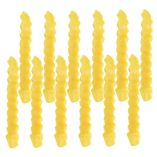 GARIOUANS 12Stücke Künstliches Pommes Frites Modell Realistische Fake für Kinder Küchenzubehör Dekorative Requisiten für Partys Lebensechte Simulation von GARIOUANS