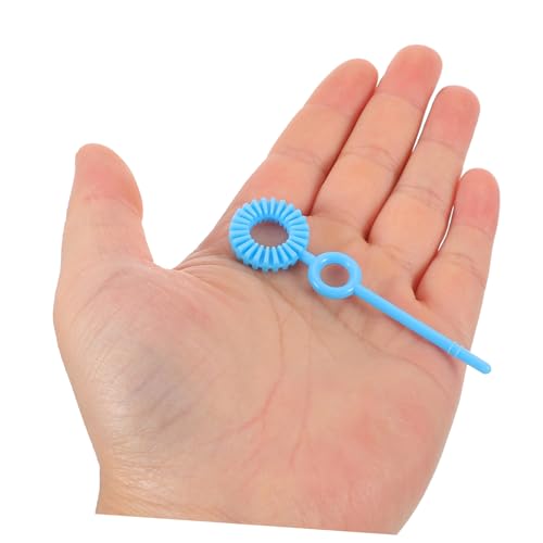 GARIOUANS 120 Stück Bubble Wands Blaswerkzeuge Effiziente Seifenblasenstäbe für Outdoor-spaß Tragbarer Bubble Maker für Partys Reisen und Familienfeiern Leicht zu Bedienen Blau von GARIOUANS