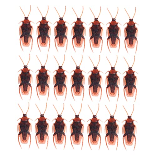 GARIOUANS 120stücke Kakerlaken Streichspielzeuge Für Halloween-Partys Lebensechte Insekten Requisiten Für Scherze Und Streiche Dekoration Für Gruselige Feiern von GARIOUANS