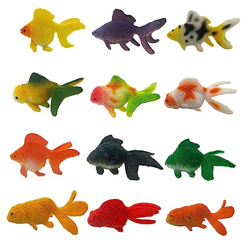 GARIOUANS 12Stücke Modellspielzeug aus Realistische Dekoration für Aquarium und Kinderbadewanne Lebensnahe Bewegliche Fische Zufälligem Stil Perfektes GARIOUANS 12Stücke Modellspielzeug aus Realistische Dekoration für Aquarium und Kinderbadewanne Lebensnahe Bewegliche Fische Zufälligem Stil Perfektes von GARIOUANS