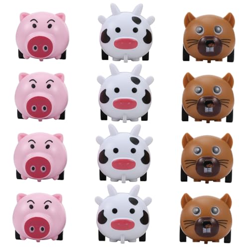 GARIOUANS 12stücke Mini Rückziehfahrzeuge Für Junge Mädchen Bunte Tierdesigns Für Kleinkinder Fördert Spielerisches Lernen Und Eltern-Junge Mädchen-interaktion Für Partys Und GARIOUANS 12stücke Mini Rückziehfahrzeuge Für Junge Mädchen Bunte Tierdesigns Für Kleinkinder Fördert Spielerisches Lernen Und Eltern-Junge Mädchen-interaktion Für Partys Und von GARIOUANS