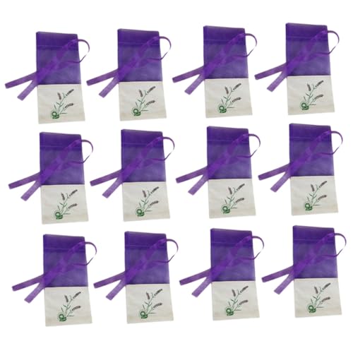 GARIOUANS 12stücke Lavendelsäckchen Beutel Mit Kordelzug Kleine Beuteltasche Gazebeuteltasche Leere Beuteltaschen Für Lavendel Und Gewürz Verpackung von GARIOUANS