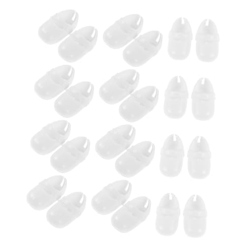 GARIOUANS 135 Paare Schuhe für Puppen Bunte Kunststoffschuhe für Miniaturpuppen Zubehör für Rollenspiele und Puppenhäuser Stabile Basis für Kreative Präsentationen von GARIOUANS