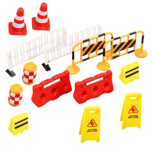 GARIOUANS 14 Stück Miniatur Verkehrszeichen Teiliges für Straßenblockade Figuren Lernspielzeug Verkehrswissen und Symbolerkennung für Jungen und Mädchen GARIOUANS 14 Stück Miniatur Verkehrszeichen Teiliges für Straßenblockade Figuren Lernspielzeug Verkehrswissen und Symbolerkennung für Jungen und Mädchen von GARIOUANS