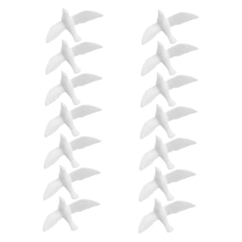 GARIOUANS 14 Stück Teiliges Miniatur Vogel Figuren Weißer Taube Mini Pigeon Resin Modell für Puppenhaus Dekoration Micro Landschaft Cake Topper Kunsthandwerk Zubehör GARIOUANS 14 Stück Teiliges Miniatur Vogel Figuren Weißer Taube Mini Pigeon Resin Modell für Puppenhaus Dekoration Micro Landschaft Cake Topper Kunsthandwerk Zubehör von GARIOUANS