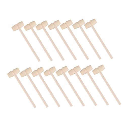 GARIOUANS 15 Stück Kleine Hammerspielzeug Hammer Werkzeug für bastelmaterial für bastelzeug für Lernspielzeug aus Holzhämmern Mini-Holzhammer Hölzern GARIOUANS 15 Stück Kleine Hammerspielzeug Hammer Werkzeug für bastelmaterial für bastelzeug für Lernspielzeug aus Holzhämmern Mini-Holzhammer Hölzern von GARIOUANS
