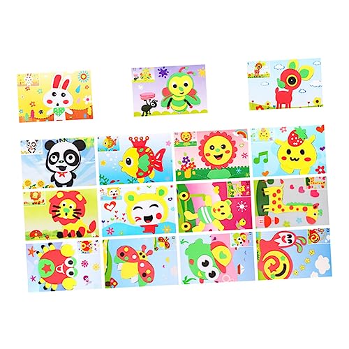 GARIOUANS 15 Stück Teiliges Eva Sticker für Kleinkinder Kreative DIY Handwerksaufkleber Pädagogische Bunte Cartoon Motive Kinderzimmer Dekoration Zufällige Designs GARIOUANS 15 Stück Teiliges Eva Sticker für Kleinkinder Kreative DIY Handwerksaufkleber Pädagogische Bunte Cartoon Motive Kinderzimmer Dekoration Zufällige Designs von GARIOUANS