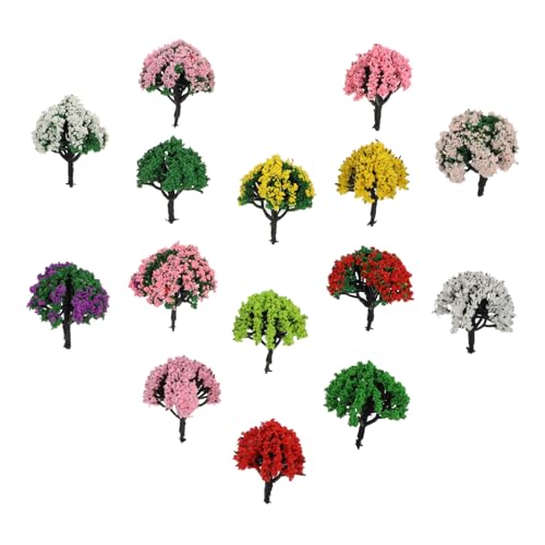 GARIOUANS 15 Stück Teiliges Mini Baum Modell Realistische Miniatur Bäume für DIY Landschaftsbau Sandtisch Modelle Deko Figuren Kompakt für Modellbau Party Lehrzwecke GARIOUANS 15 Stück Teiliges Mini Baum Modell Realistische Miniatur Bäume für DIY Landschaftsbau Sandtisch Modelle Deko Figuren Kompakt für Modellbau Party Lehrzwecke von GARIOUANS