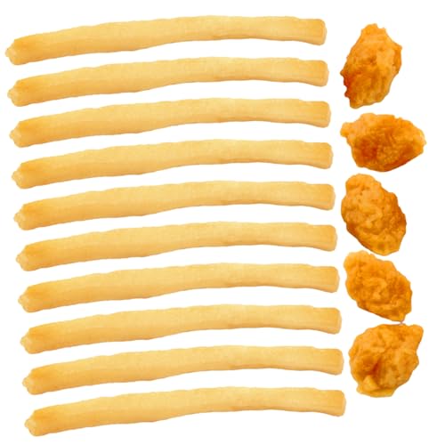 GARIOUANS 15 Stück Teiliges Spielset mit Realistischen Pommes Frites und Hähnchenstücken Lebensechte Küchen Deko für Restaurant Bar und Partydekoration GARIOUANS 15 Stück Teiliges Spielset mit Realistischen Pommes Frites und Hähnchenstücken Lebensechte Küchen Deko für Restaurant Bar und Partydekoration von GARIOUANS