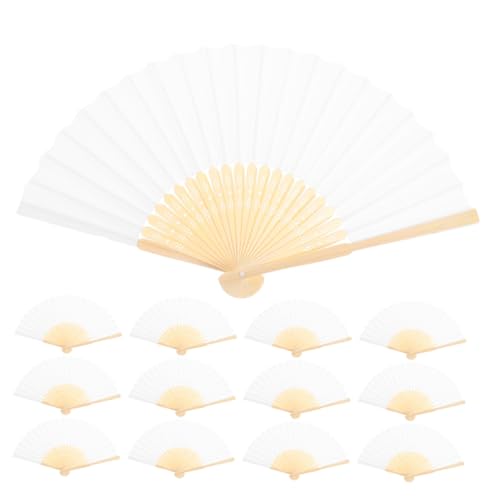 GARIOUANS 15 Stück Teiliges Weißer Faltbarer Papierfächer aus Handlicher DIY Blanko Fächer für Kreative Gestaltung für Hochzeit Party und Heimdekoration GARIOUANS 15 Stück Teiliges Weißer Faltbarer Papierfächer aus Handlicher DIY Blanko Fächer für Kreative Gestaltung für Hochzeit Party und Heimdekoration von GARIOUANS