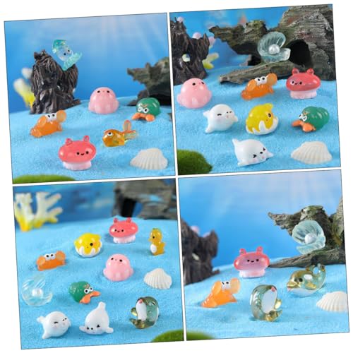 GARIOUANS 18 Stück Teiliges Miniatur Meerestiere Figuren aus Harz Niedliche Stil Deko für Aquarium Fischbecken und Mikro landschaften Bunte Kleine Tierfiguren zur Kreativen Gestaltung GARIOUANS 18 Stück Teiliges Miniatur Meerestiere Figuren aus Harz Niedliche Stil Deko für Aquarium Fischbecken und Mikro landschaften Bunte Kleine Tierfiguren zur Kreativen Gestaltung von GARIOUANS