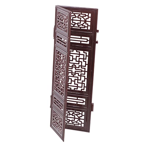 GARIOUANS 1Paar Mini Chinesischer Bildschirm Zubehör Traditionelles Puppenhaus Accessoire Feiner Verarbeitung Elegante Deko für Puppenhaus und Mikrolandschaft Antikes GARIOUANS 1Paar Mini Chinesischer Bildschirm Zubehör Traditionelles Puppenhaus Accessoire Feiner Verarbeitung Elegante Deko für Puppenhaus und Mikrolandschaft Antikes von GARIOUANS