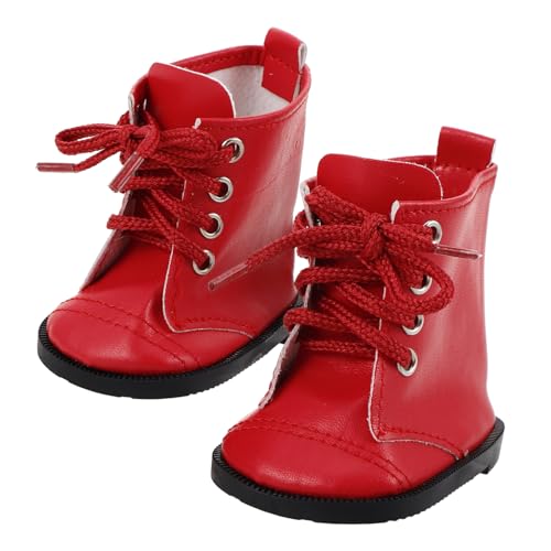 GARIOUANS 1Paar Puppenstiefel für Mädchenpuppen Langlebige PU Lederschuhe Stilvolle Anziehschuhe für Puppen Zubehör für Puppenmode Perfektes Ergänzungsstück GARIOUANS 1Paar Puppenstiefel für Mädchenpuppen Langlebige PU Lederschuhe Stilvolle Anziehschuhe für Puppen Zubehör für Puppenmode Perfektes Ergänzungsstück von GARIOUANS