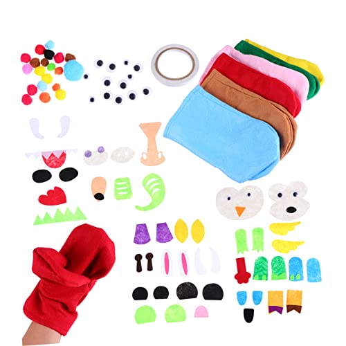 GARIOUANS 1Satz DIY Handpuppen Bastelset für Hochwertigem Filzmaterial Fördert Kreativität und Eltern Junge Mädchen Interaktion Sicheres und Langlebiges Handarbeitsmaterial für Unendlichen GARIOUANS 1Satz DIY Handpuppen Bastelset für Hochwertigem Filzmaterial Fördert Kreativität und Eltern Junge Mädchen Interaktion Sicheres und Langlebiges Handarbeitsmaterial für Unendlichen von GARIOUANS