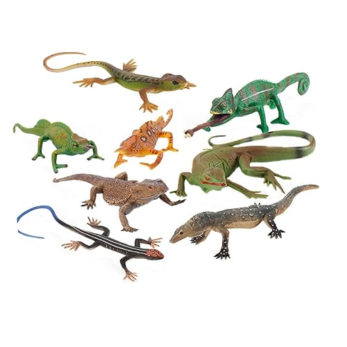 GARIOUANS 1Satz Eidechsen Modellspielzeug für Realistische Dekofigur aus Hochwertigem Lernspielzeug Kognitivem über Reptilien Garten GARIOUANS 1Satz Eidechsen Modellspielzeug für Realistische Dekofigur aus Hochwertigem Lernspielzeug Kognitivem über Reptilien Garten von GARIOUANS