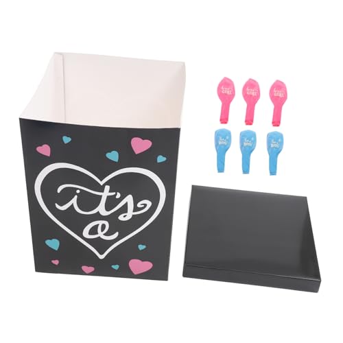 GARIOUANS 1Satz Gender Reveal mit Luftballons Pappschachtel für Babyparty Deko für Jungen und Einfache Handhabung und Festliches Design Luftballons GARIOUANS 1Satz Gender Reveal mit Luftballons Pappschachtel für Babyparty Deko für Jungen und Einfache Handhabung und Festliches Design Luftballons von GARIOUANS