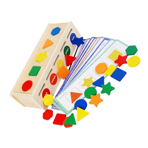 GARIOUANS 1Satz Holzspielzeug Montessori für Jahre Lernspielzeug Formkognition Motorische Fähigkeiten Fördern Pädagogisches Holzsortierspielzeug für Kleinkinder GARIOUANS 1Satz Holzspielzeug Montessori für Jahre Lernspielzeug Formkognition Motorische Fähigkeiten Fördern Pädagogisches Holzsortierspielzeug für Kleinkinder von GARIOUANS
