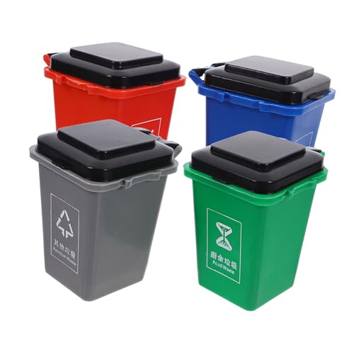 GARIOUANS 1Satz Kognitionsspielzeug Für Müllsortierspielzeug Mit Kleinem Mülleimermodell Pädagogisches Lernspielzeug Für Drinnen Fördert Recycling Und Sortierfähigkeiten von GARIOUANS